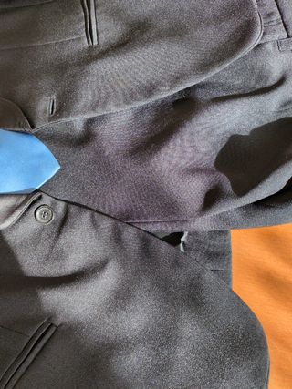 Traje smocking negro