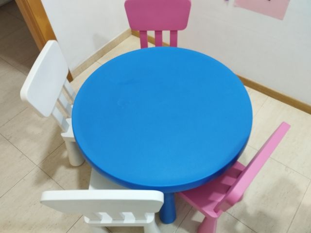 Pack de Mesa y Sillas infantiles