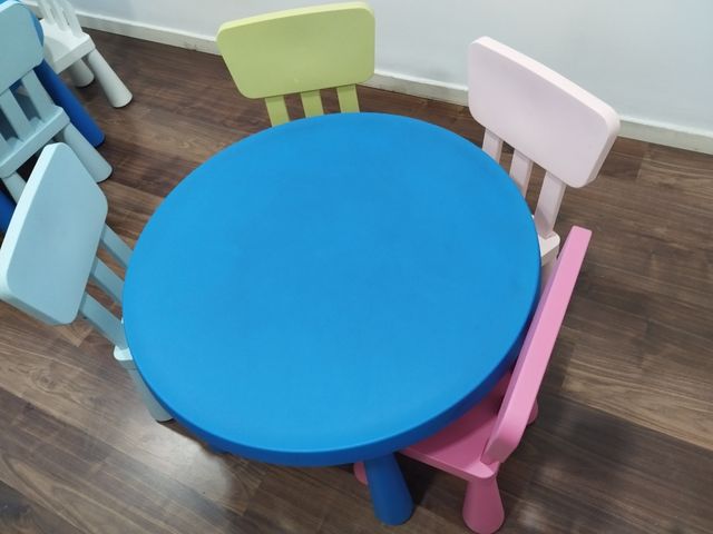 Pack de Mesa y Sillas infantiles