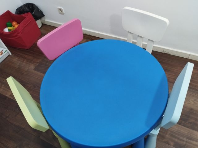 Pack de Mesa y Sillas infantiles