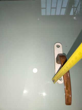 Antiguo tirador manillar agarrador bronce hierro