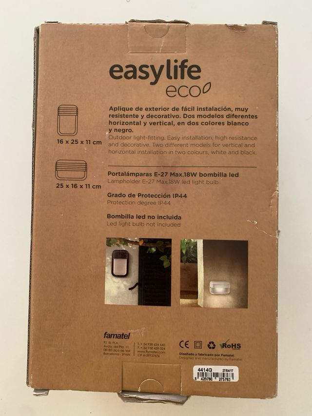 Aplique exterior led