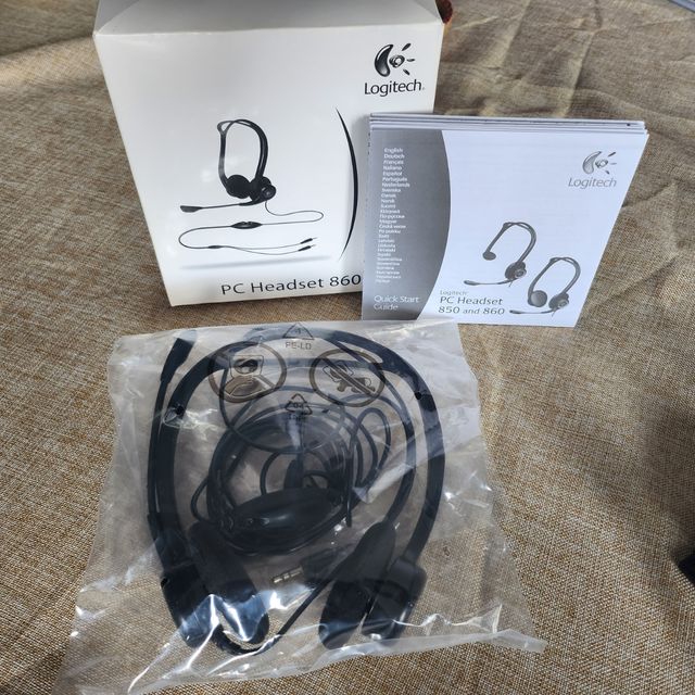 Auriculares PC Headset 860 Logitech NUEV