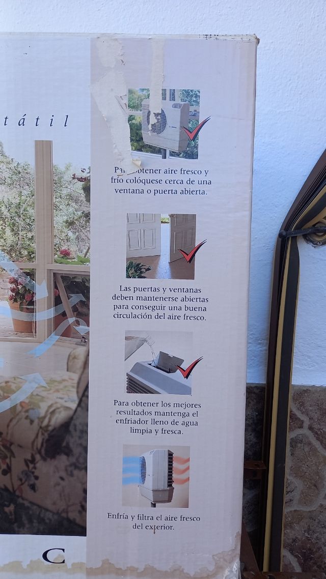 Enfriador de aire fresco portátil