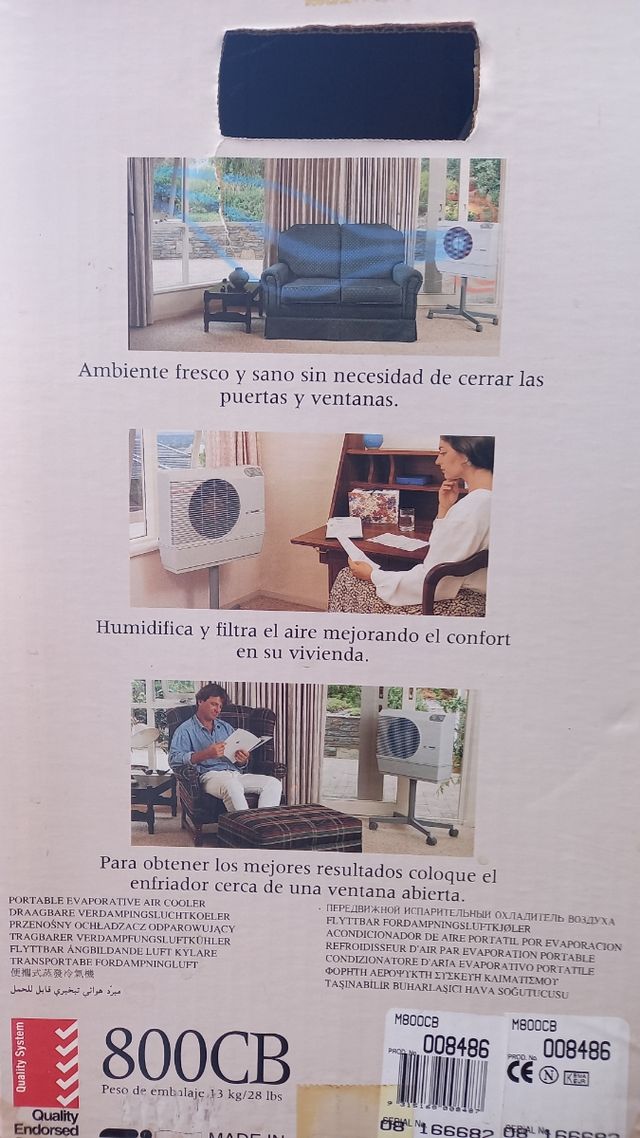 Enfriador de aire fresco portátil