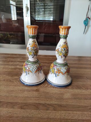 Portacandele in ceramica