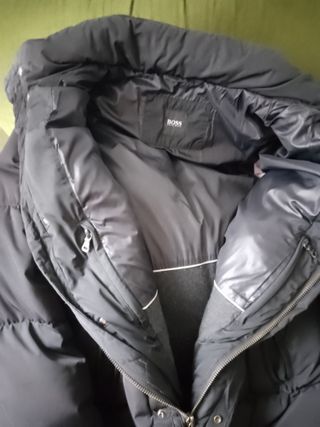 Cazadora Plumas Hugo Boss Negro