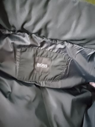 Cazadora Plumas Hugo Boss Negro