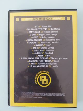 DVD - Misión urbana (video clips rap )