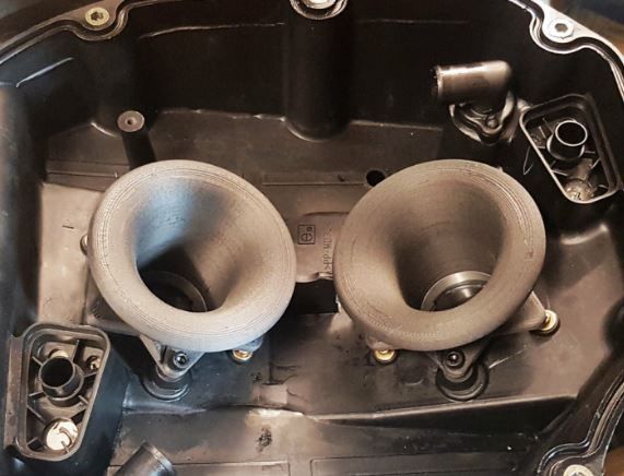 Honda VTR1000 Trompetas admision mas potencia +4cv