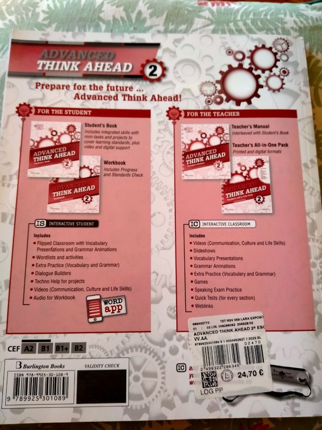 Libro de texto de inglés 2 ESO