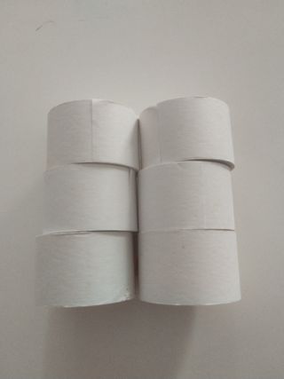 6 rollos Papel para impresora térmica 