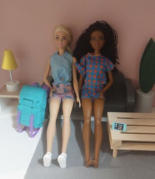 Lote barbie( casa, coche, barbies)