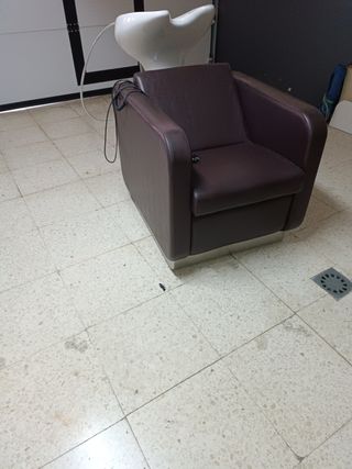 Lavacabezas con butaca electrica