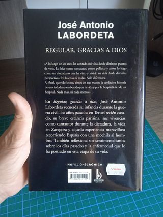 Regular, gracias a Dios. Labordeta