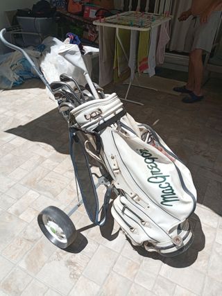 Palos de golf + bolsa de transporte 