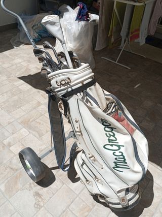 Palos de golf + bolsa de transporte 