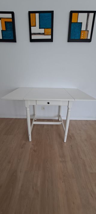 Tavolo MESA BLANCA INGATORP di Ikea, modello Ingartorp
