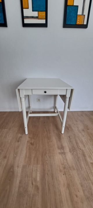 Tavolo MESA BLANCA INGATORP di Ikea, modello Ingartorp