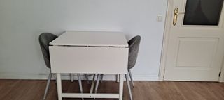 Tavolo MESA BLANCA INGATORP di Ikea, modello Ingartorp