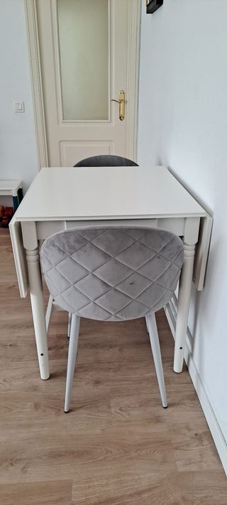 Tavolo MESA BLANCA INGATORP di Ikea, modello Ingartorp