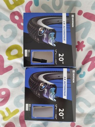 2 Cámaras de bici autosellantes