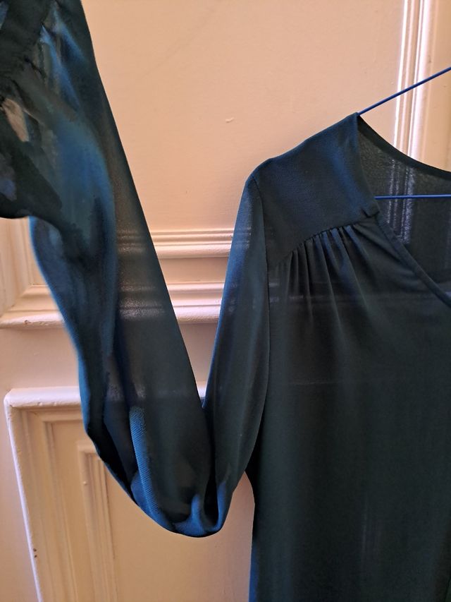 Blusa transparente mujer