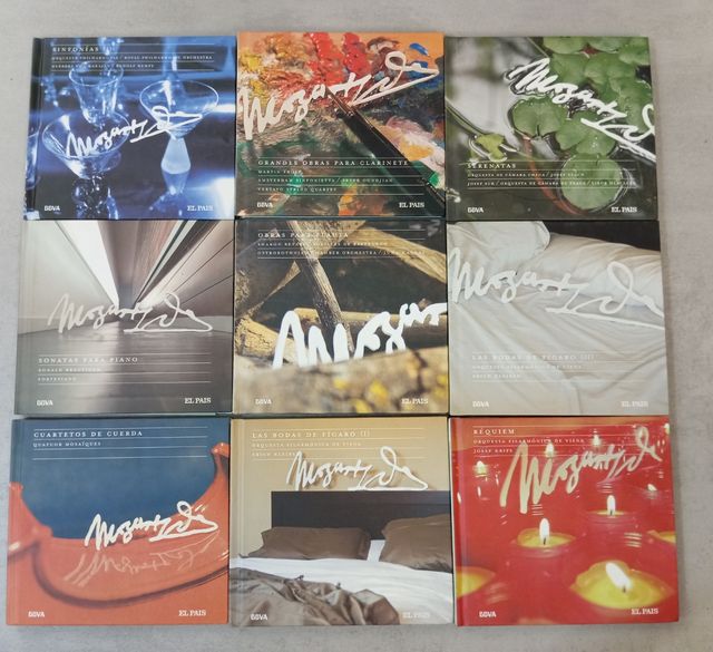 Lote 9 discos Cd de Mozart