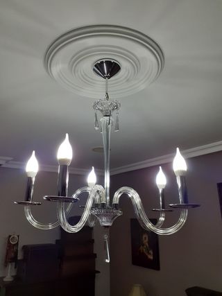Lámpara de cristal 