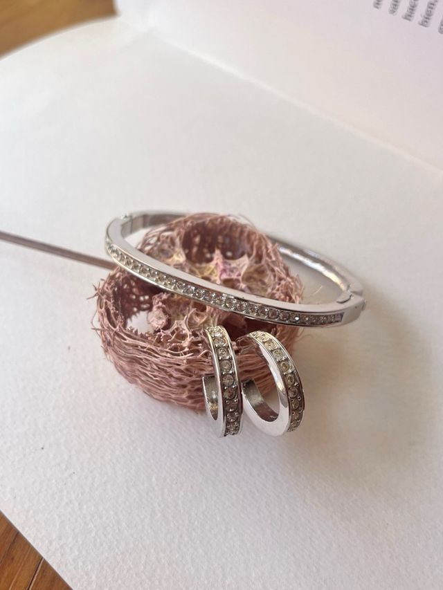 Brazalete y Pendientes Swarovski