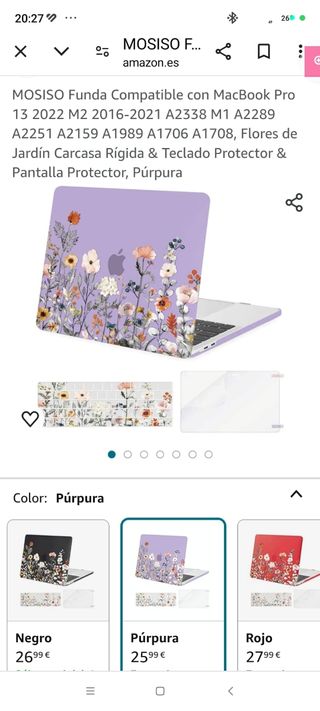 Carcasa Mosiso para Apple Macbook 13 pulgadas 