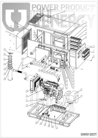 GENERADOR INSONORIZADO GDS27T – 27KVA + ATS