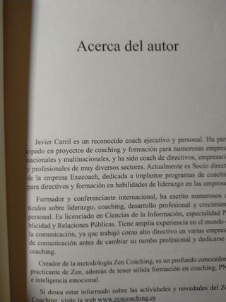 ZEN COACHING y auto crecimiento