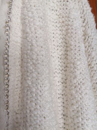 Cardigan Zara conforro de gasa por dentro a modo d