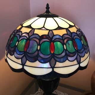 Lampada da salotto stile liberty paralume tiffany