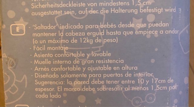 Saltador de puerta de bebe