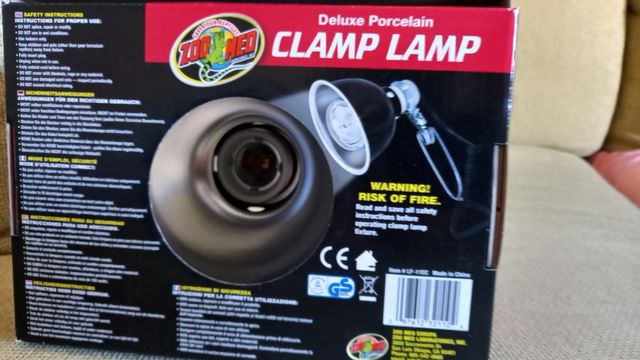 Lámpara luz para reptiles