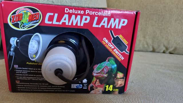 Lámpara luz para reptiles