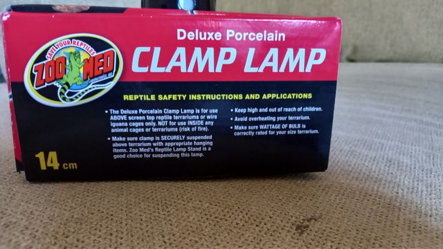 Lámpara luz para reptiles