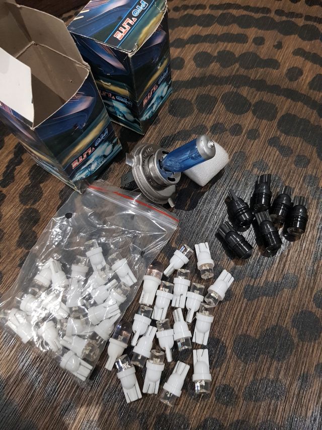 Led t20, t10 diamond/lente no canbus, H4