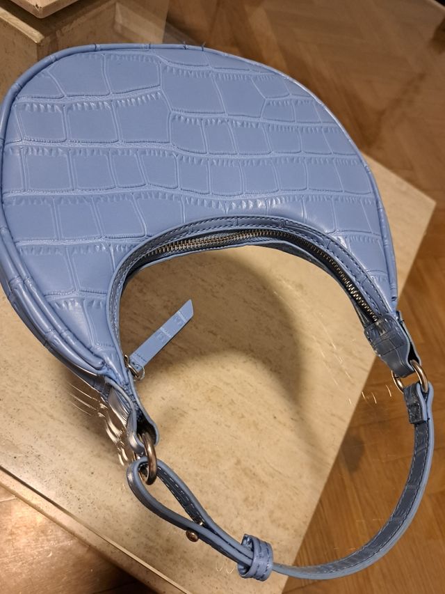 Bolso Azul Imitación Piel