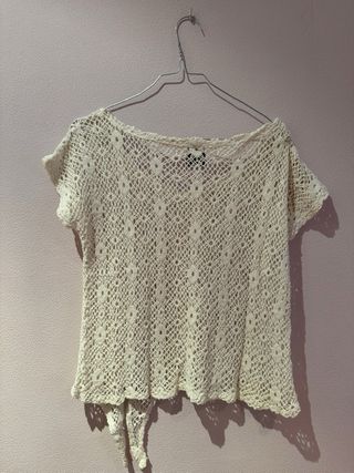 Top blanco bordados 