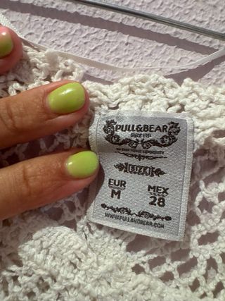 Top blanco bordados 