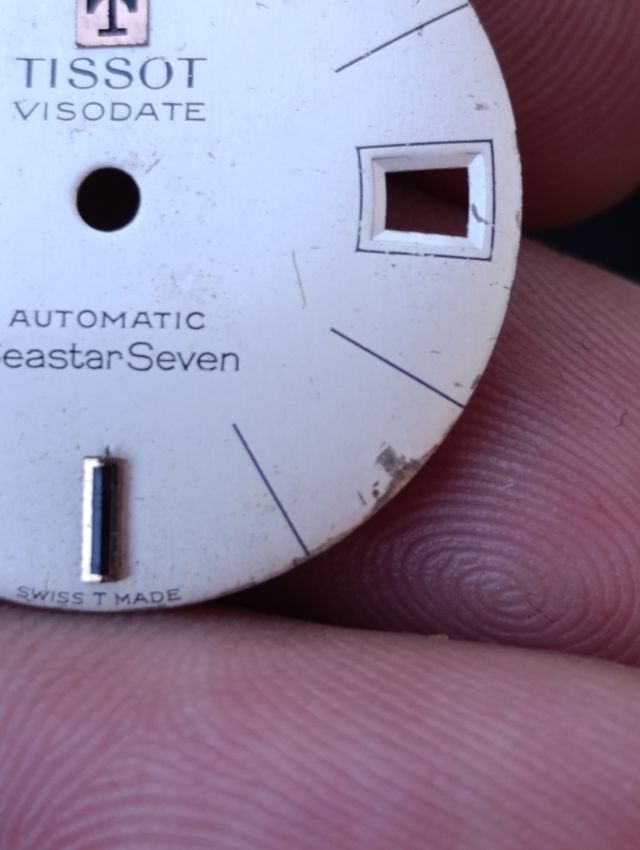 Esfera de reloj Tissot Visodate