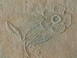 Antico lenzuolo matrimoniale ricamato