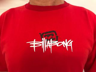 Maglia sportiva billabong sur surfer windsurf