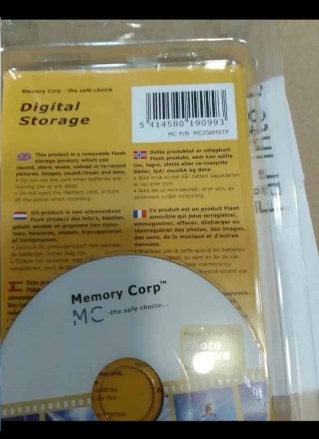 3 Tarjetas Sandisk Memory Stick Pro 256 MB