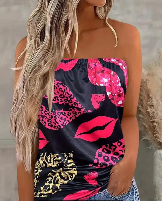 Camiseta tubo sin mangas