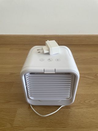 Ventilador humidificador de mesa portatil