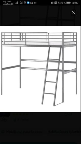 Cama alta ikea